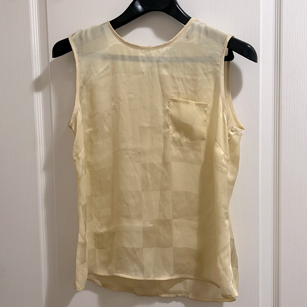 Light gold party top